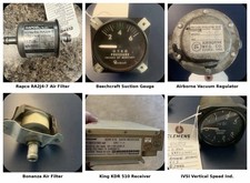 Beechcraft Bonanza Parts. Lot of 6