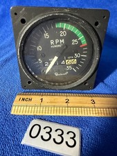 Beechcraft Edo-Aire Tachometer Gauge IU320 IU320-101-3