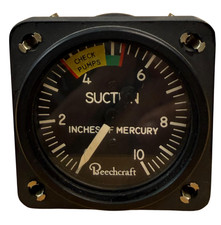Beechcraft SUCTION GAUGE - PN 50-384042-3