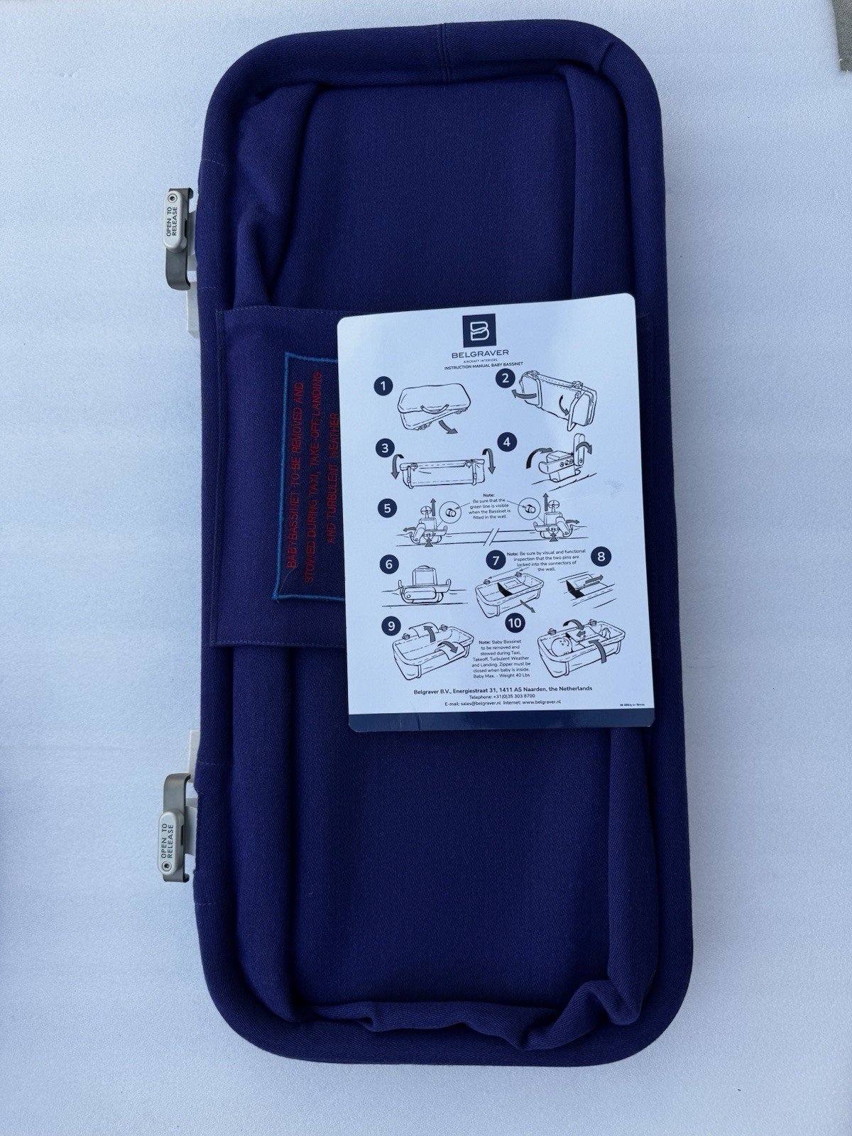 Belgraver Aircraft Interiors Baby Bassinet Wall