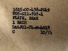 Bell Helicopter Plate Bearing Retainer Assy