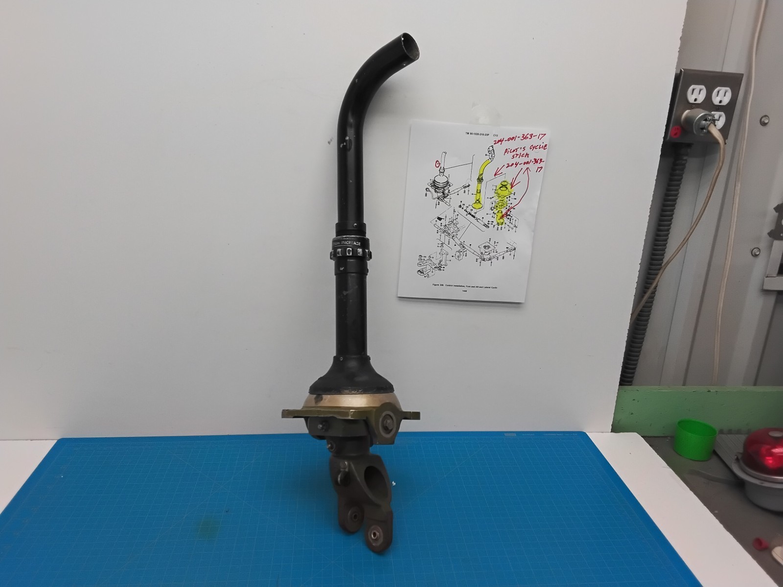Bell Helicopter UH-1 Series Pilot's Cyclic Stick,