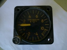 BENDIX AIRCRAFT ACCELEROMETER , G-METER