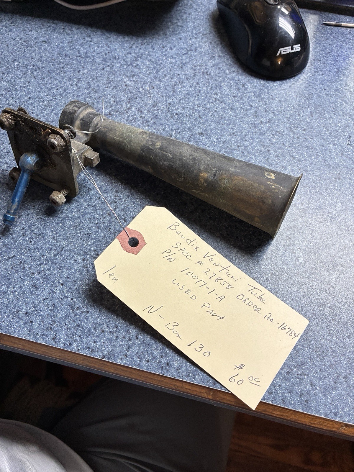 Bendix King Bendix Venturi Tube Part No. 10017-1-A