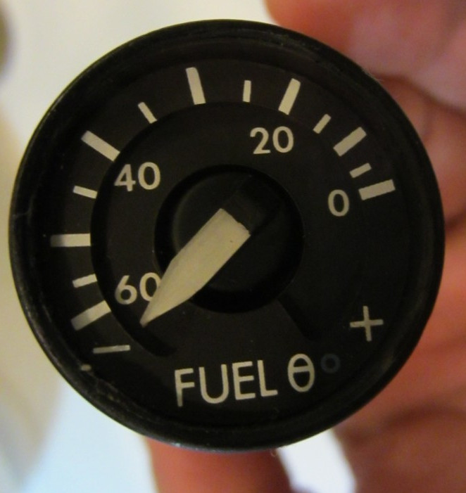 Brion AIRCRAFT FUEL TEMPERATURE GAUGE P