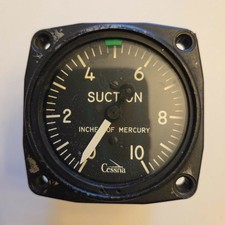 Cessna C668540-0101 Suction Vacuum Gauge 0-10
