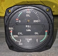 Cessna CM2634 Tri Engine Gauge Indicator