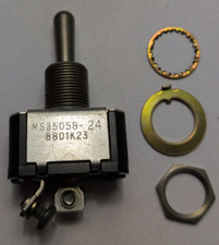 Cessna MS35058-24 Eaton 8801K23 SPST Toggle
