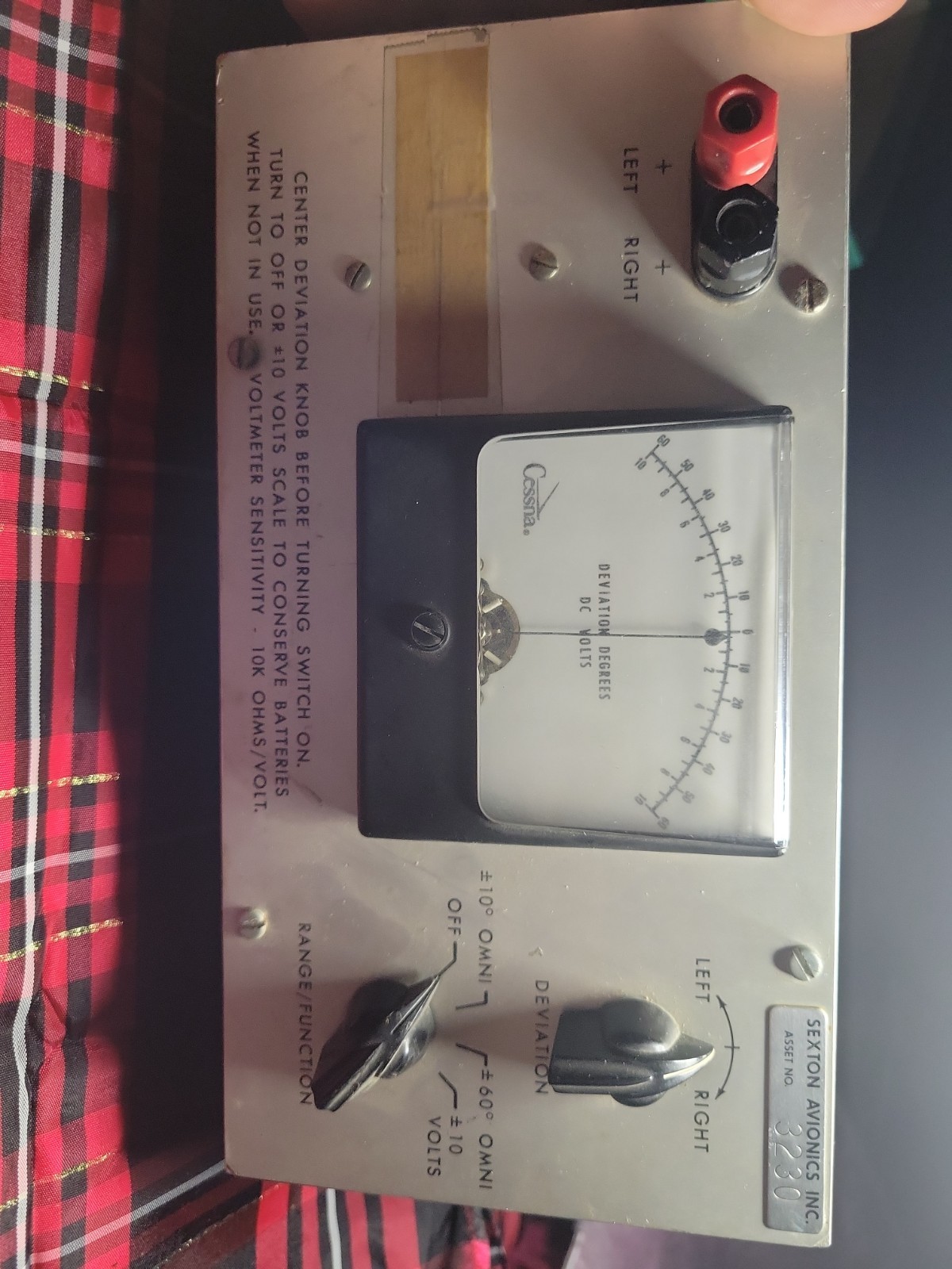 Cessna Nav-o-matic Omni Deviation Simulator And