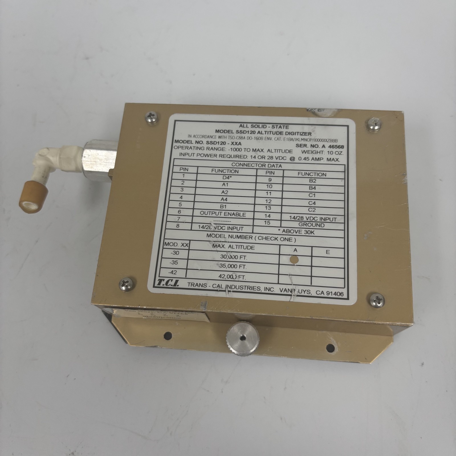Cessna SSD120 / SSD120-XXA | ,