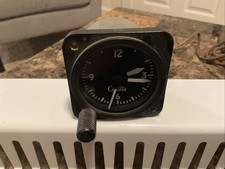 Cessna Vintage Aircraft Electric Panel Clock
