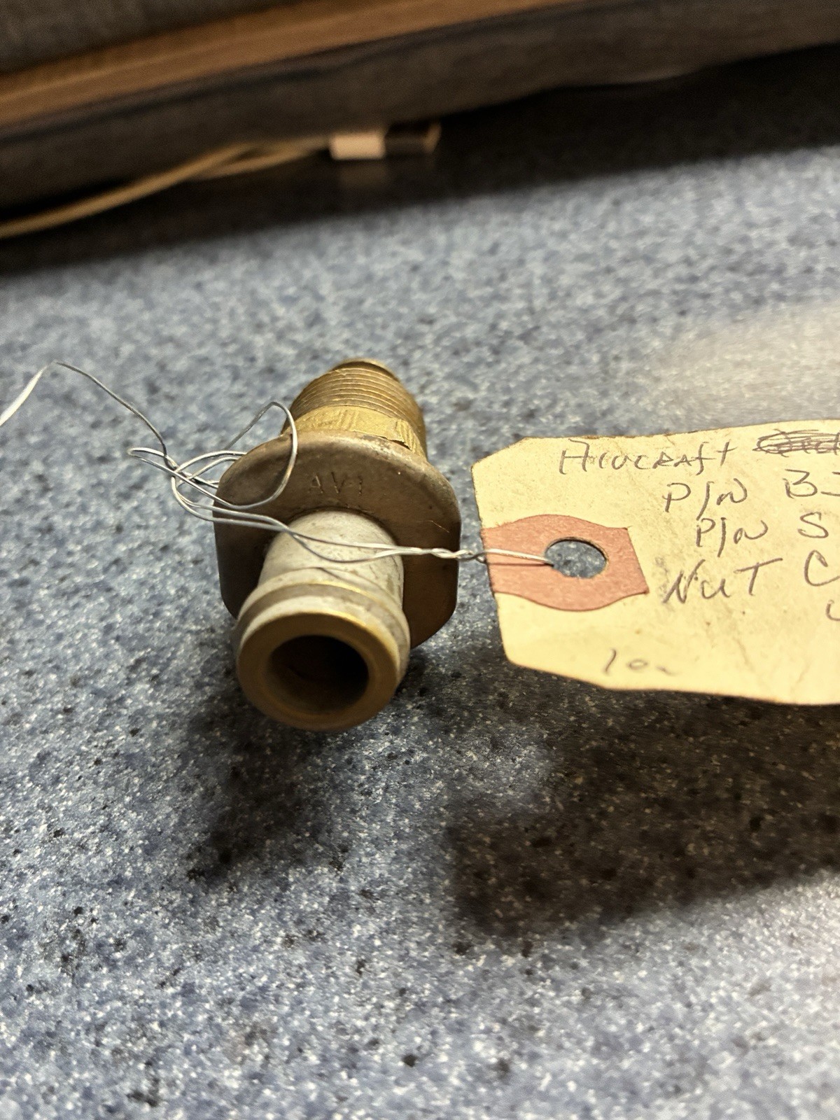 Continental NOS Aircraft Oil Drain Valve S1951-4T