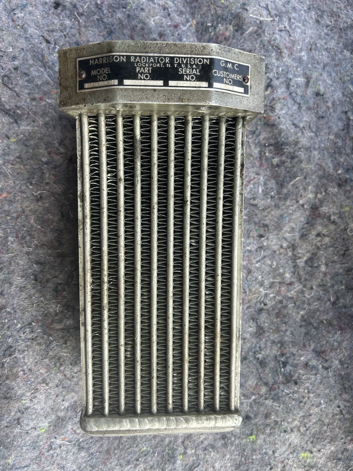 Continental O-470 Oil Cooler