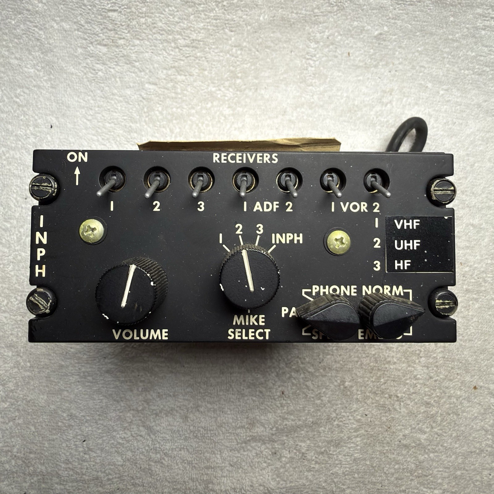 De Havilland DeHavilland Audio Control Receiver Intercom