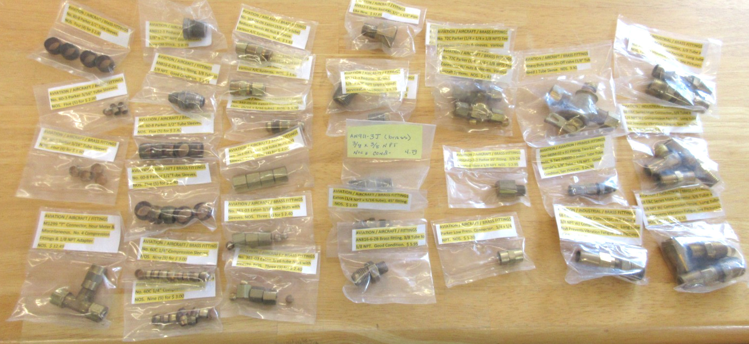 Eaton STORE CLOSING Lot BRASS AIRCRAFT