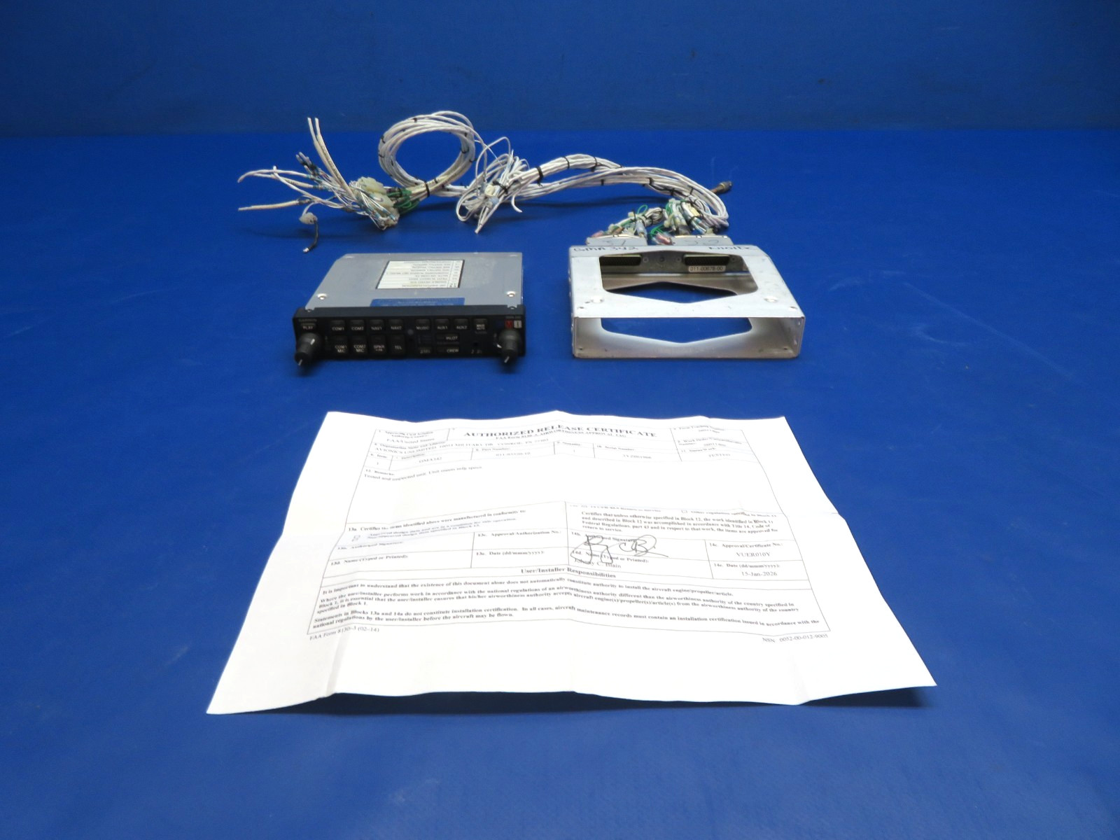 Garmin GMA-342 Audio Panel w/ Rack