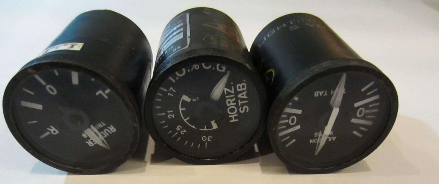GENERAL ELECTRIC WESTWIND GAUGE LOT OF 3