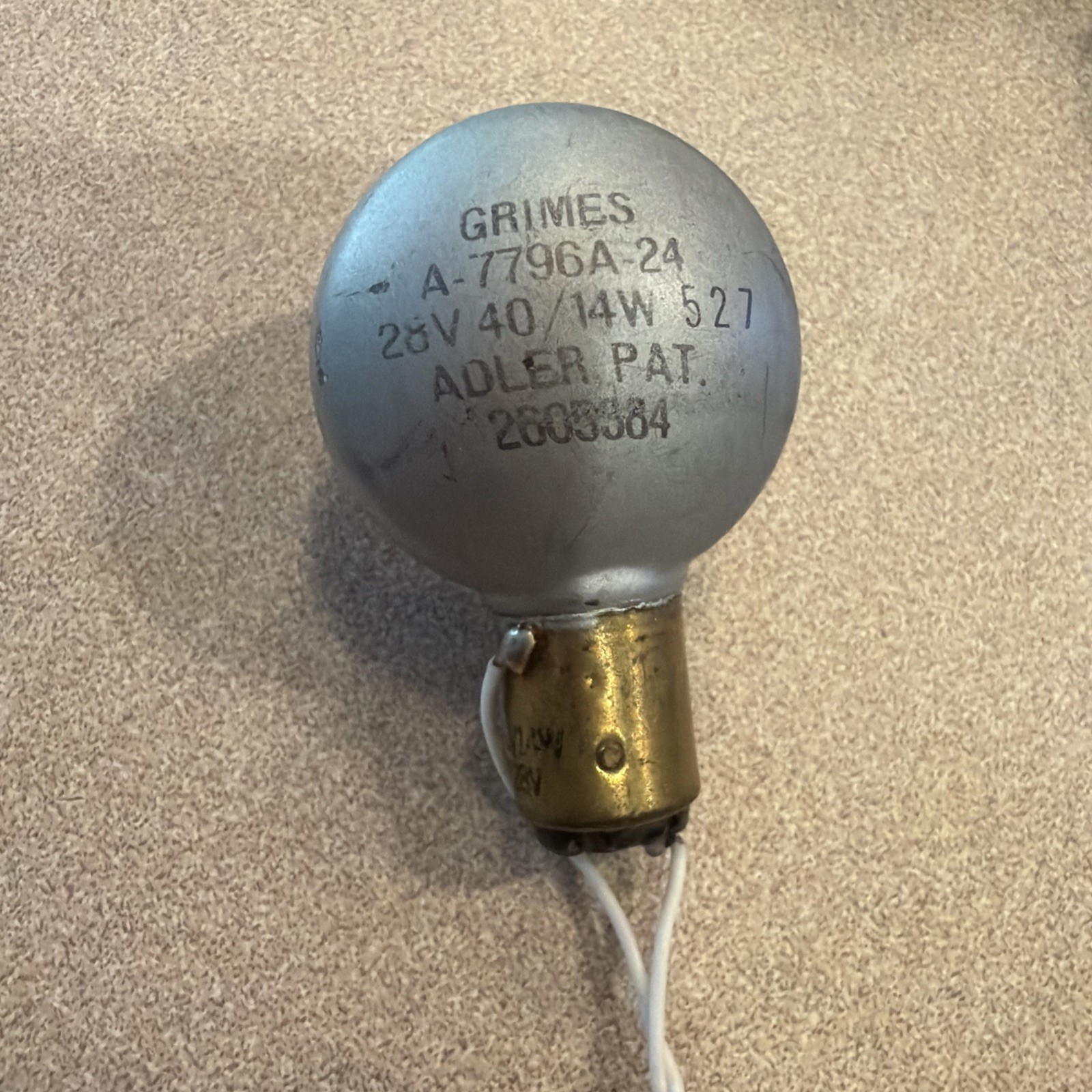 Grimes A-7796A-24 Lamp Cessna One Bulb