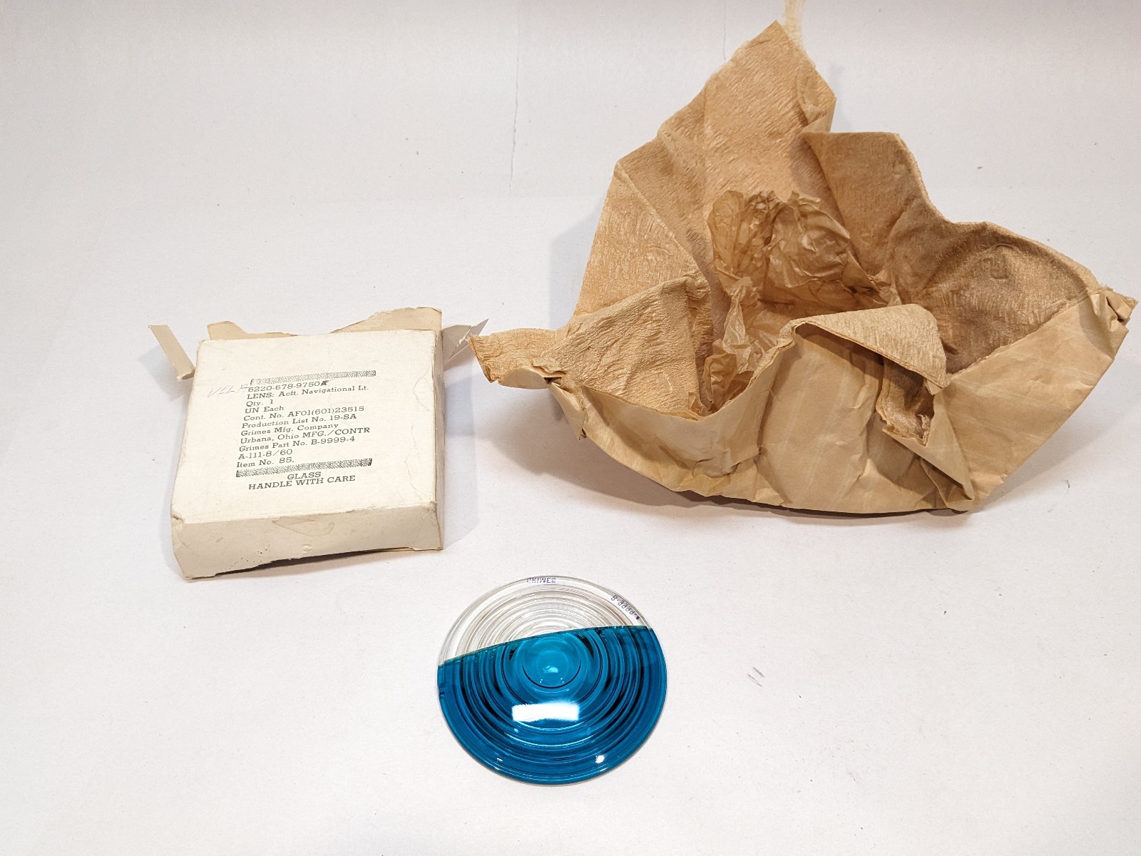 Grimes B-9999-4 Aircraft Navigational Light Lens