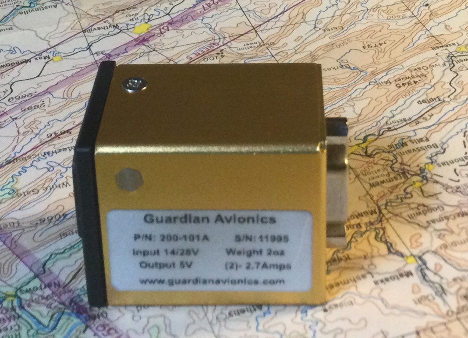 Guardian Avionics USB A Power/Charging Port PN: