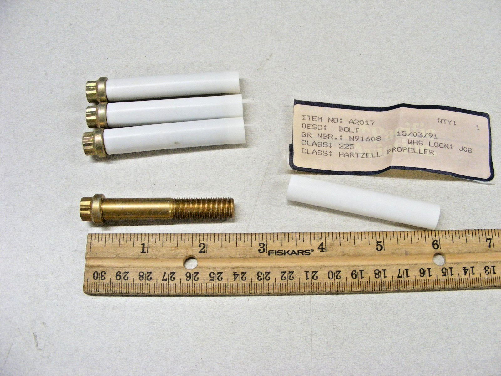Hartzell (4) Propeller Bolt A2017 NOS