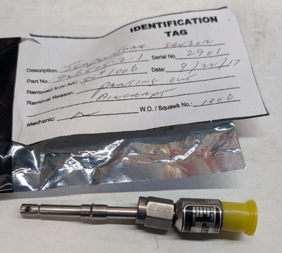 Honeywell 926505-2-1 Cockpit Temperature Sensor Aircraft