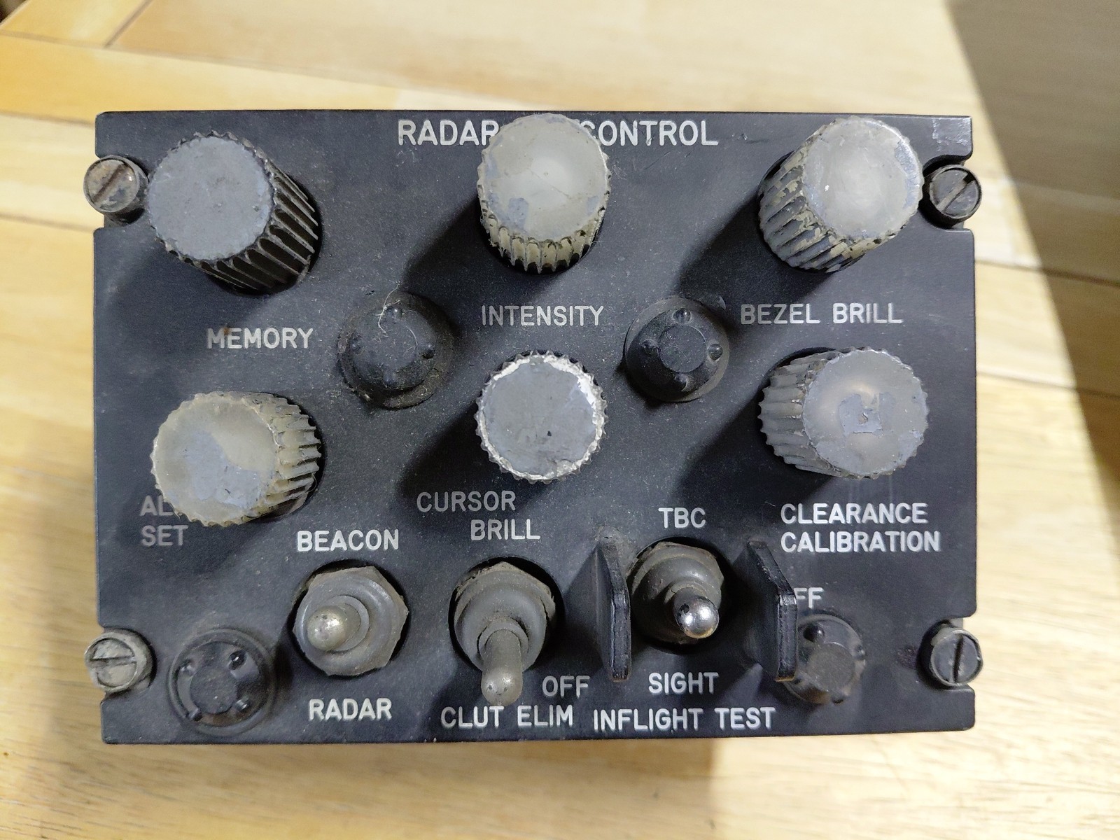 Laboratory for electronics inc Aircraft Radar Control 79F850800-3 ASSY