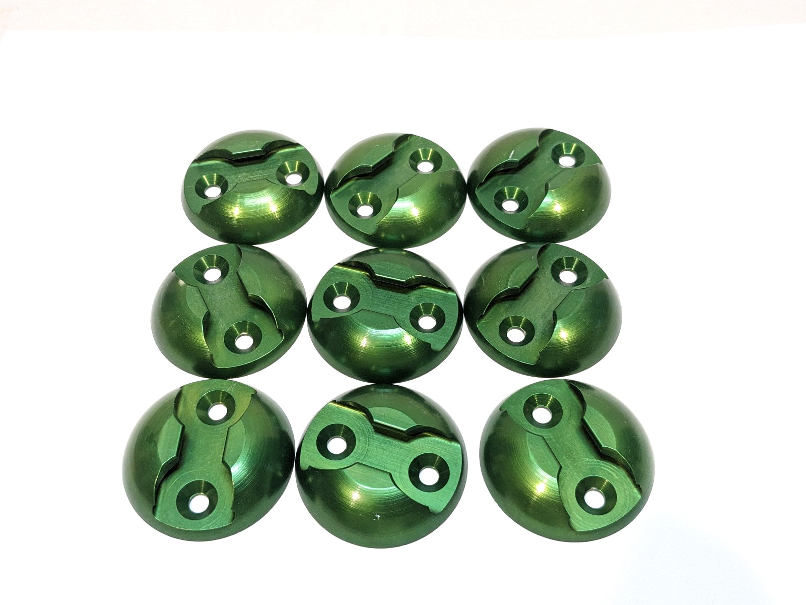 Lot of 9 Green Aircraft