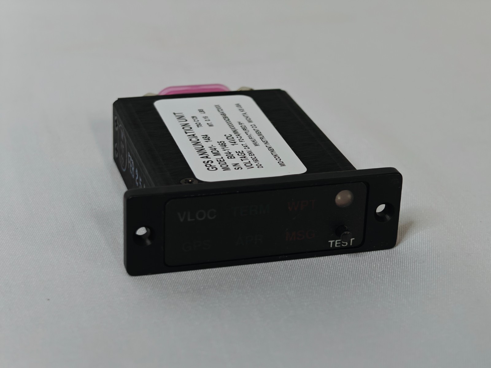 Mid-Continent MD41-1484 GPS ANNUNCIATION UNIT -