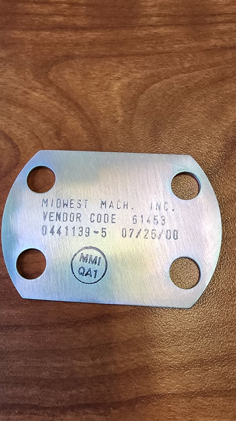 Midwest Machine Inc Cessna Main Gear Shim P/N