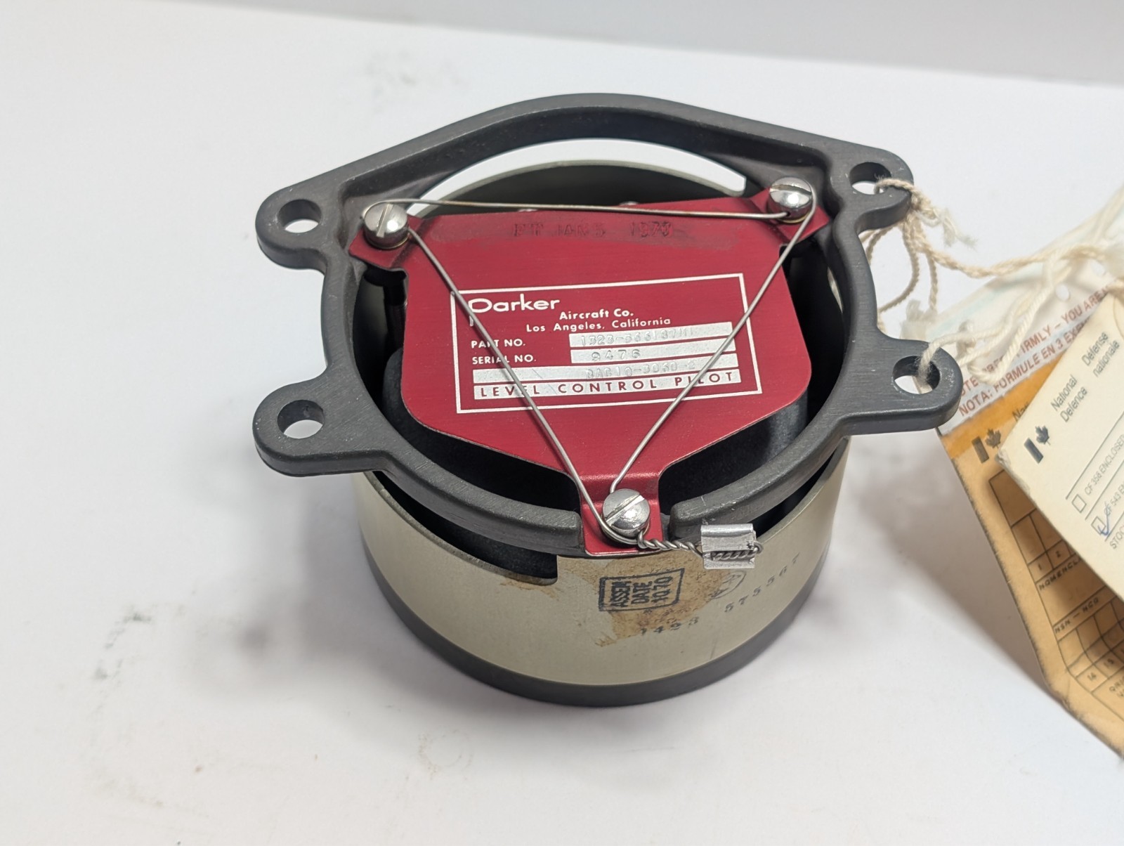 Parker Aircraft 1323-566187MI Level Control Pilot BAC10-3060-2