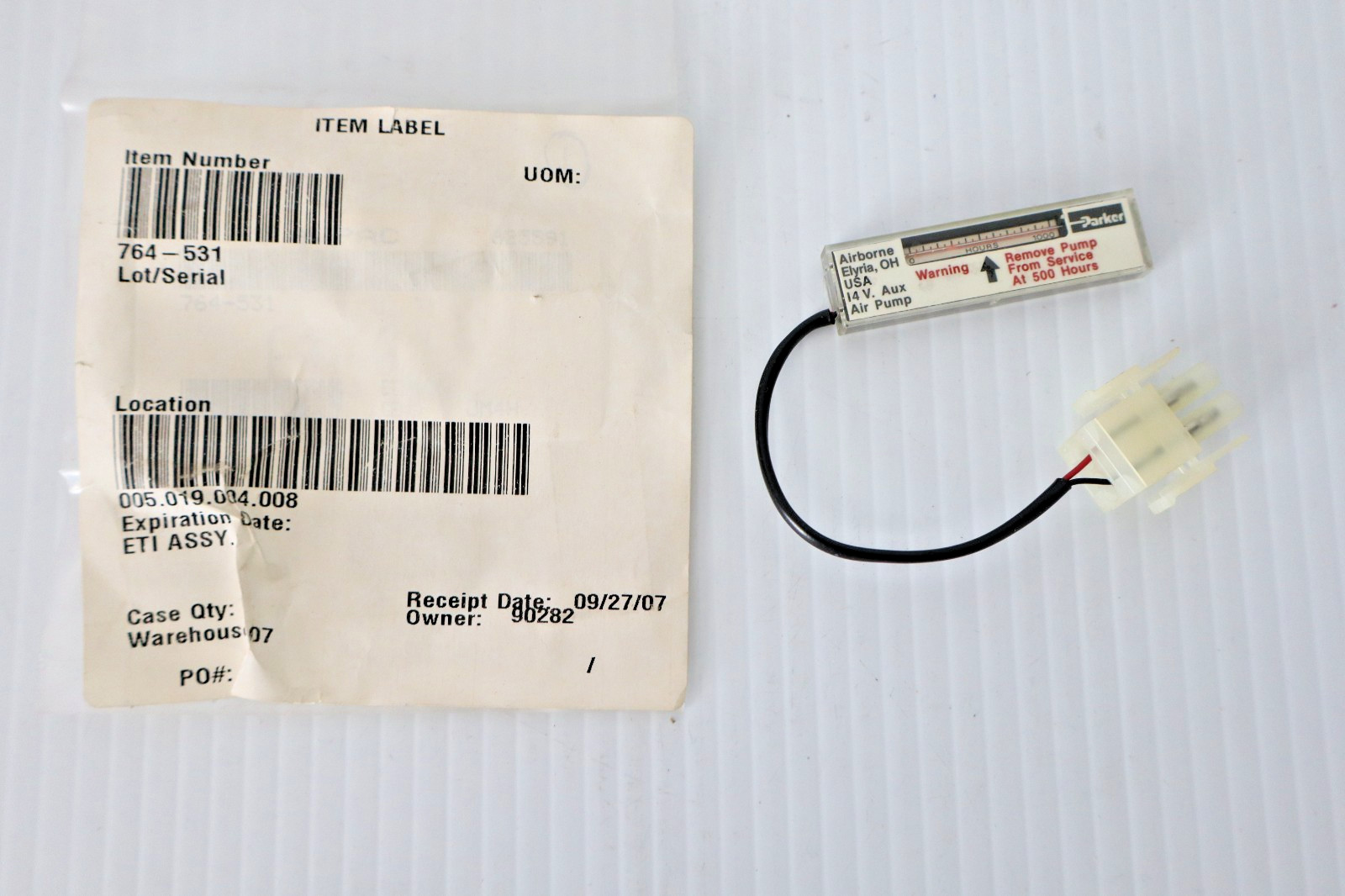 Piper 764-531 ETI Elapsed Time Indicator