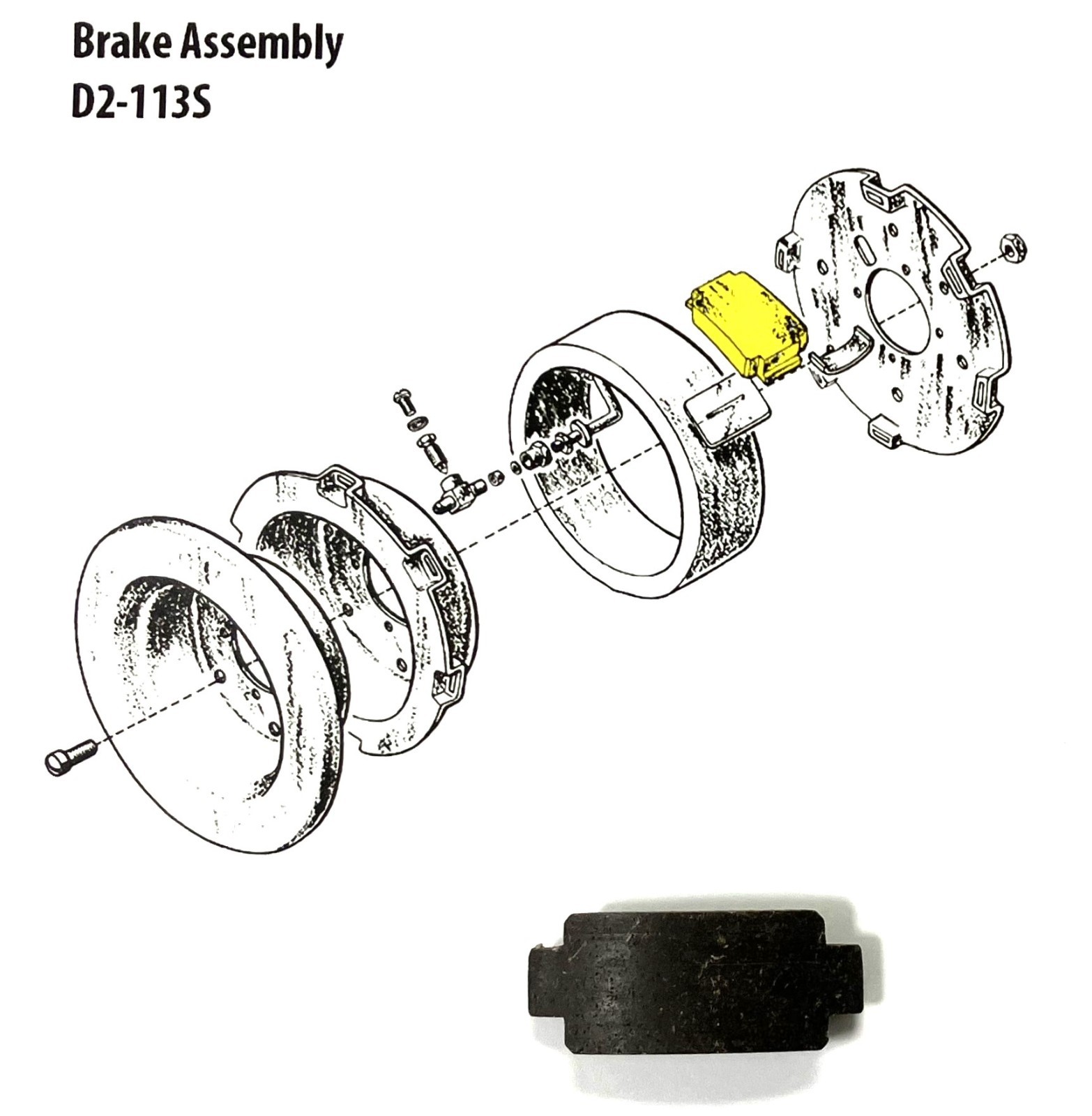 Piper Aircraft Brake Pad