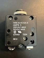 Piper AIRCRAFT P/N W58XC4C12A-5 CIRCUIT BREAKER