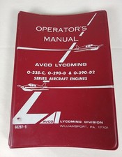 Piper AVCO LYCOMING OPERATORS MANUAL O-235-C