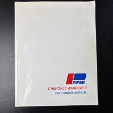 Piper Cherokee Warrior II Information Manual