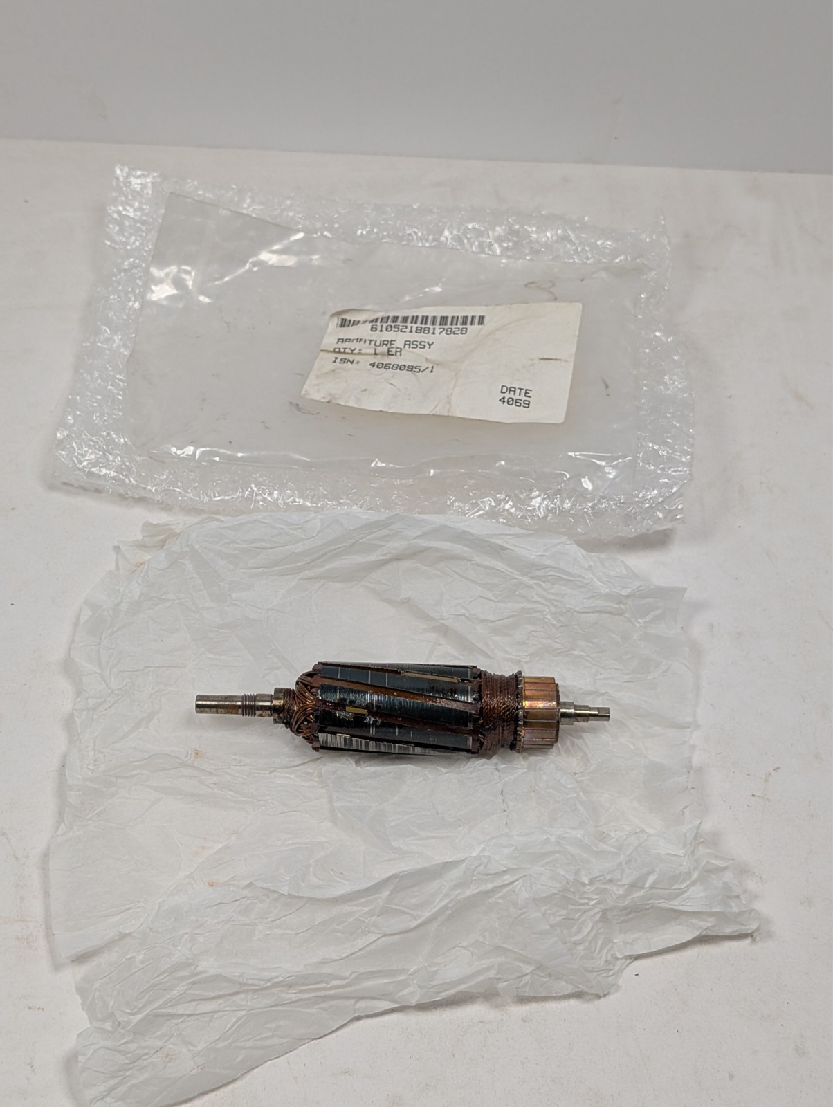 Possibly Eaton Aviation Surplus Armature Assembly 501-1-13591-000