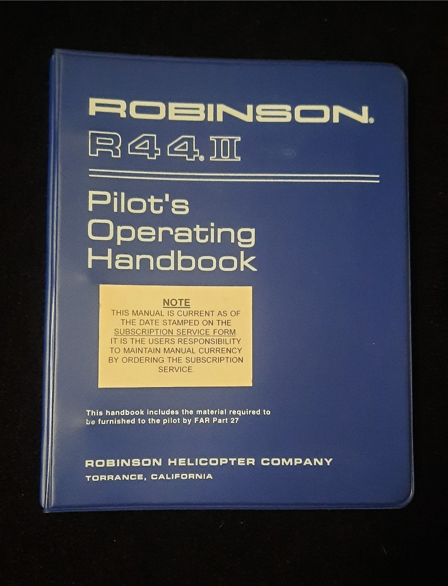 Robinson R44II Helicopter POH - R8188/A