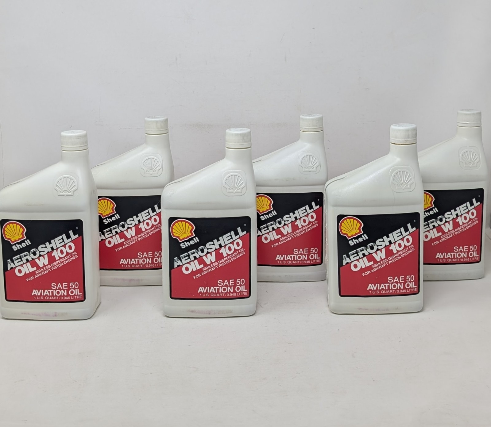 Shell 6 Quart Lot Aero Aviation