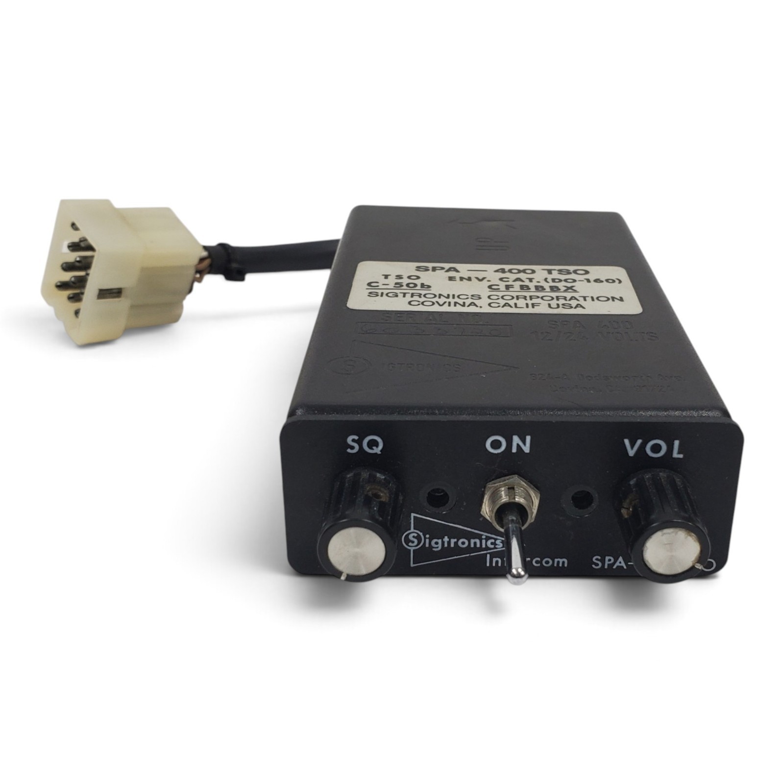 Sigtronics SPA-400 Panel Mounted Intercom (12-24V)