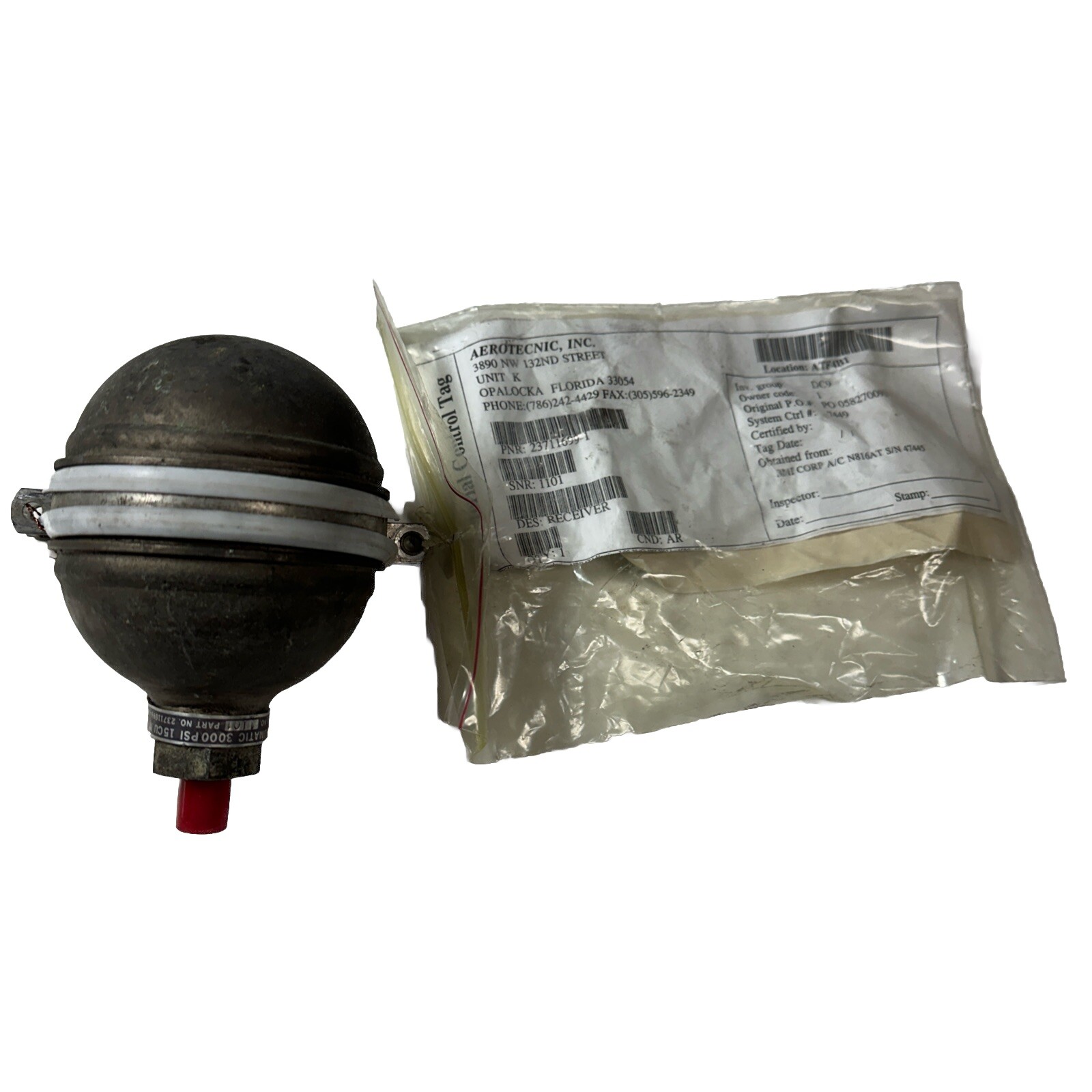 Tavco 23711699-1 PRESSURE VESSEL DC8 DC9