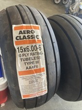 Two, Aero Classic 15x6.00-6, 10ply