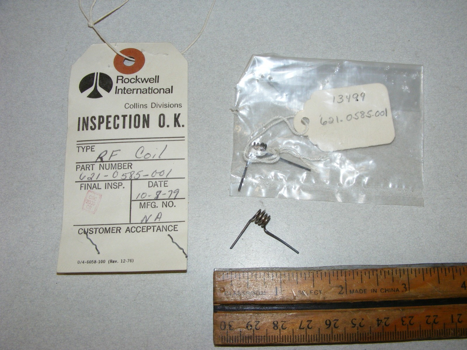Unbranded (2) Collins RF Coil 621-0585-001
