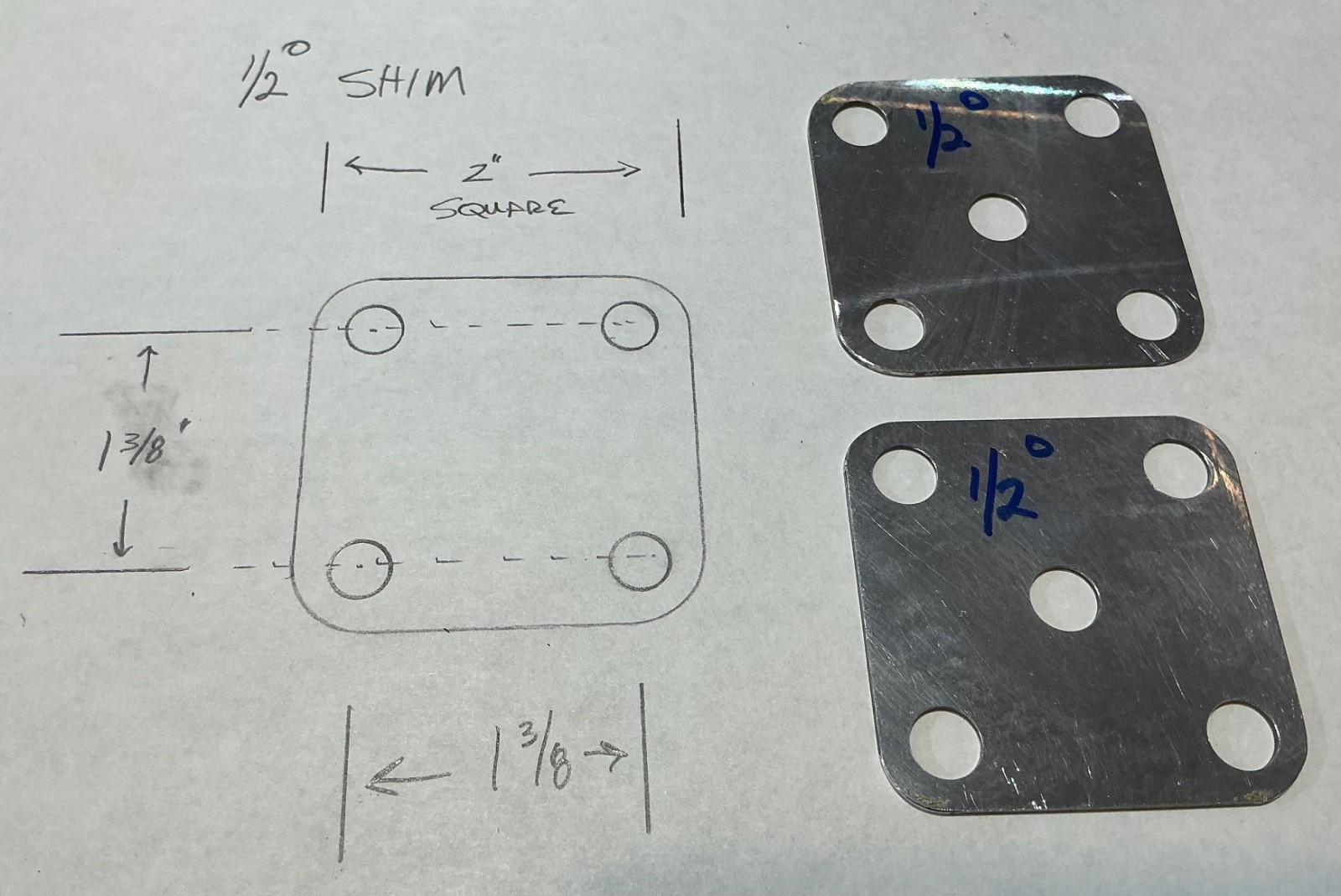 Unbranded Aircraft Wheel Axle Shim -