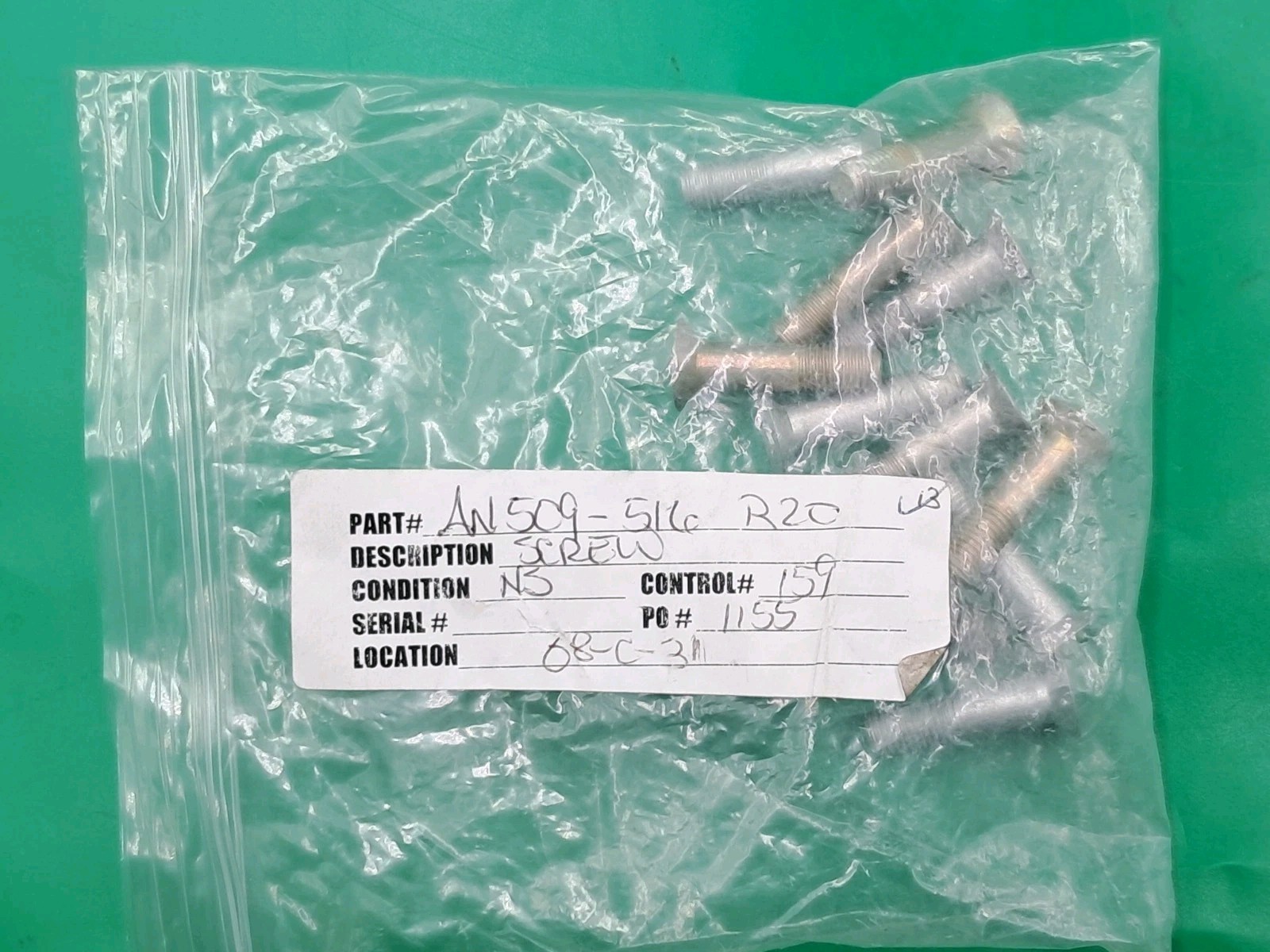 Unbranded AN509-516R20 Screws Aviation (Quantity 13)
