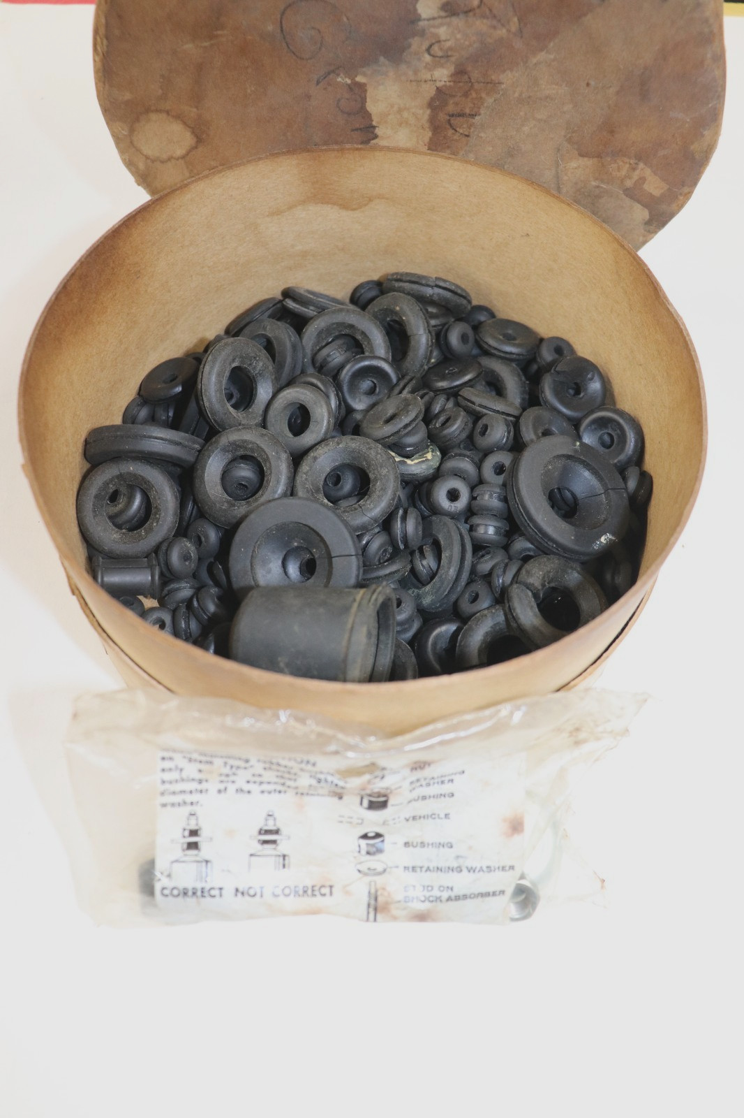Unbranded Container of NOS Aviation Grommets