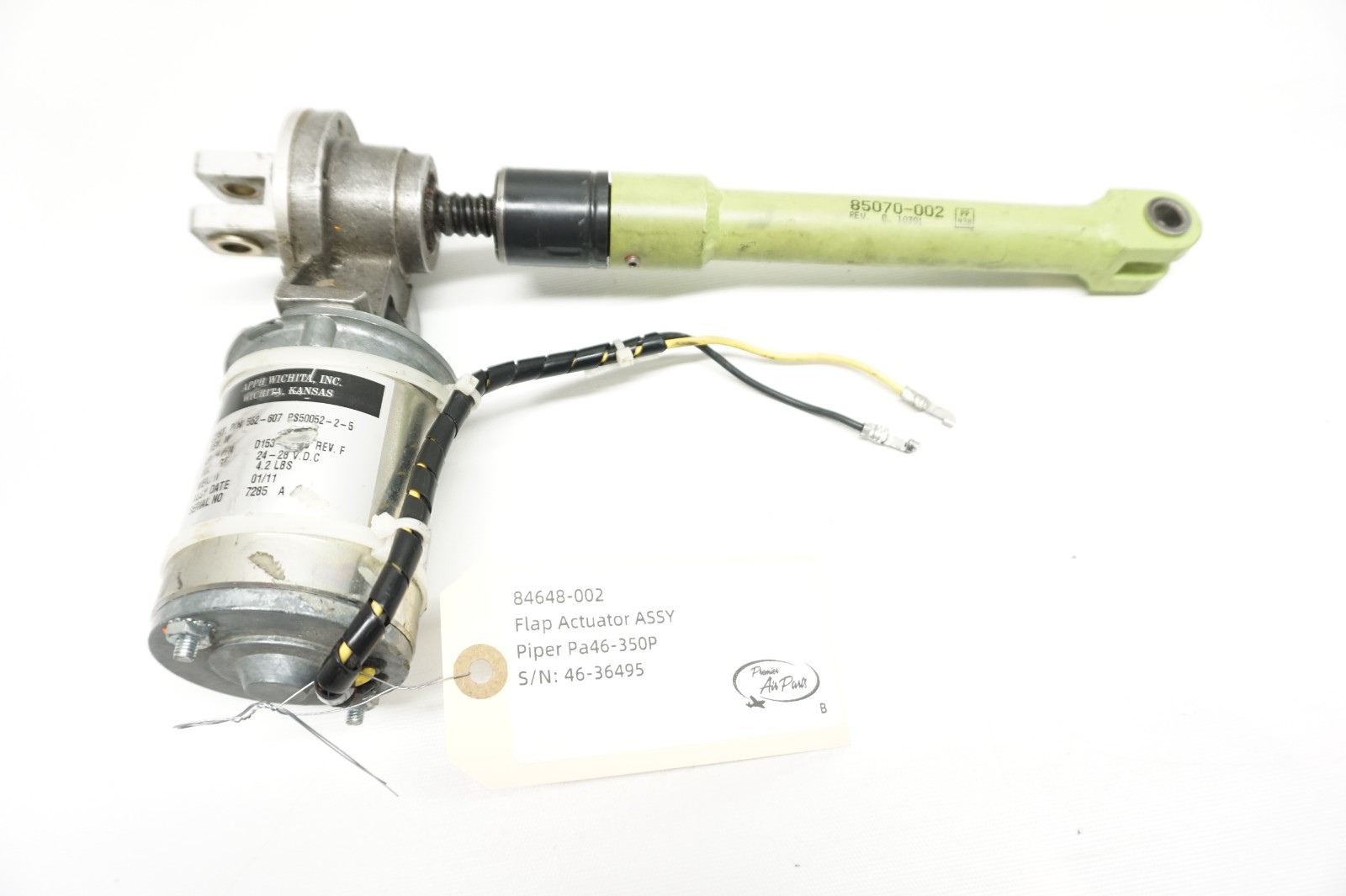 Unbranded Piper PA46 Flap Actuator ASSY
