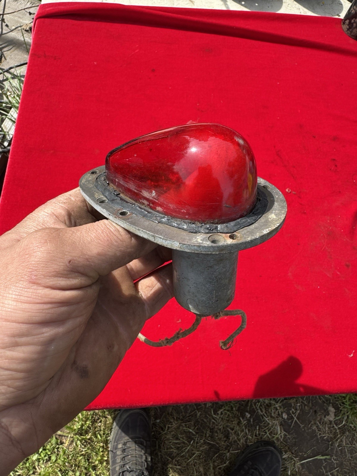 Unbranded VINTAGE AIRCRAFT AIRPLANE RED Anti-Collision