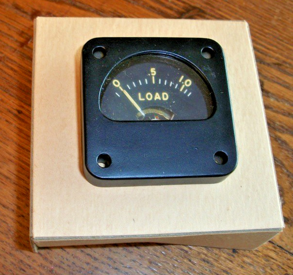 Unbranded WWII? AIRCRAFT INSTRUMENT "LOAD" GAUGE
