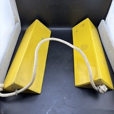 Vintage Aircraft Wheel Chocks Pair